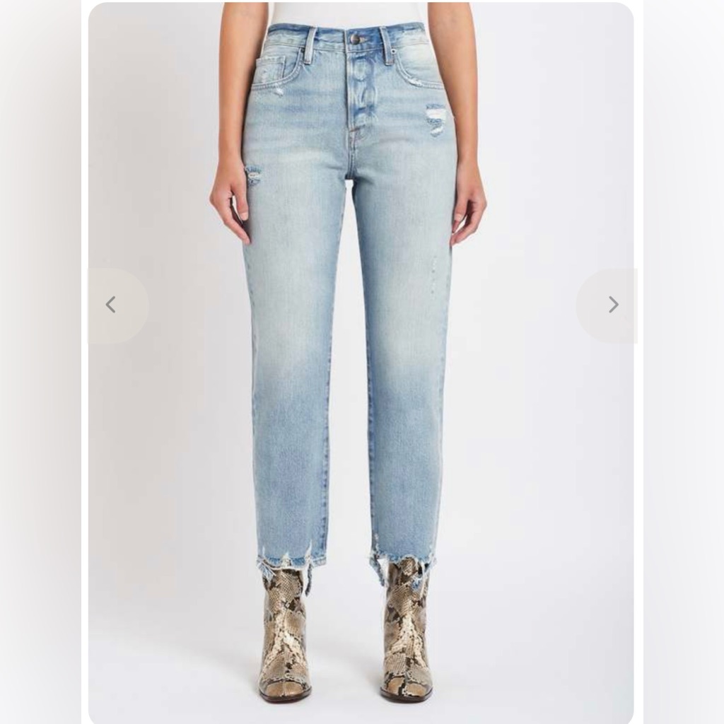 Frame Denim Le Original Straight Leg Jeans In Clash - Size 26